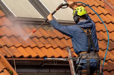 Démoussage et hydrofuge de toiture à Peuton